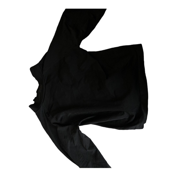 This is a PINK tight fitted active long sleeve shirt. - Picture 3 of 5